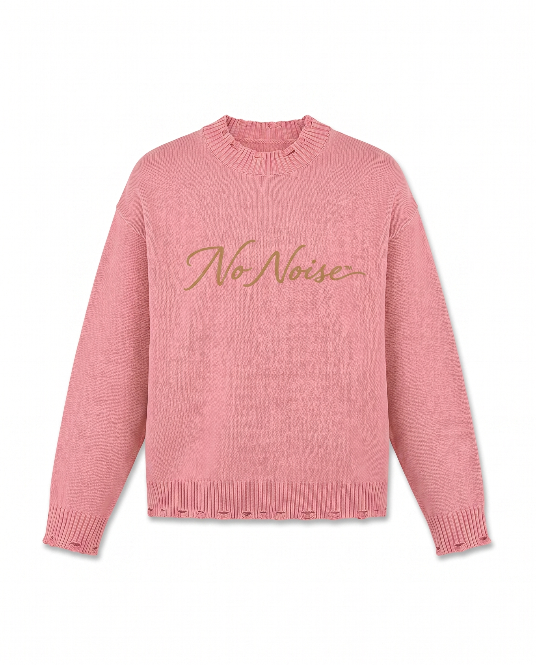 THE BOTANICAL KNIT VINTAGE WASHED HAND-FRAYED SWEATER — Hero