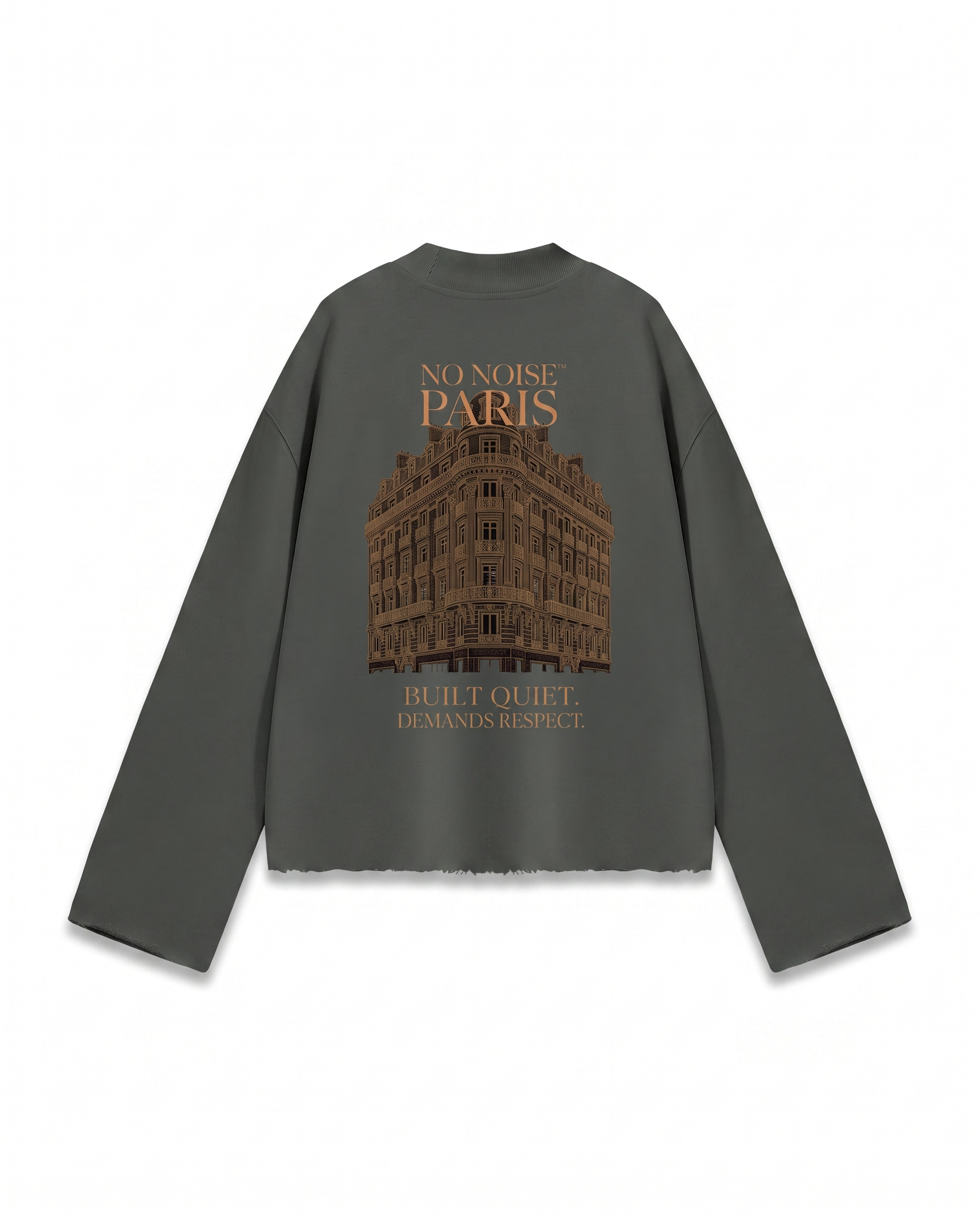 THE SIGNATURE CREW MOCK NECK — SLATE — Alternate Front