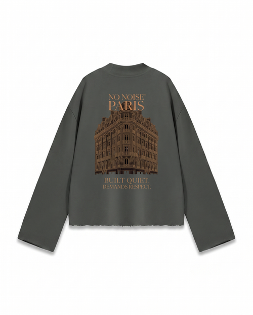 THE SIGNATURE CREW MOCK NECK — SLATE — Alternate Front