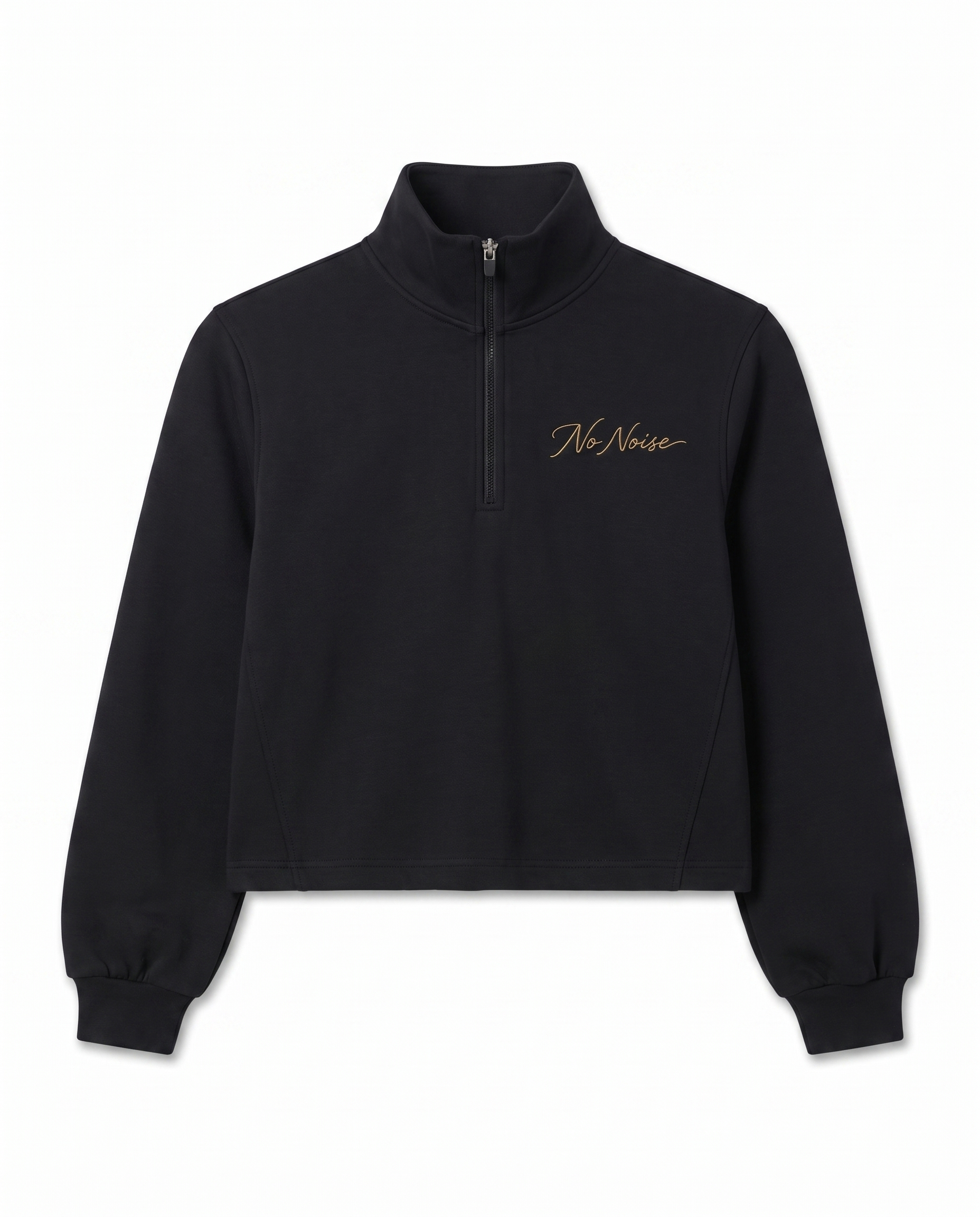 THE SIGNATURE HER — MOCK-NECK QUARTER-ZIP SWEATSHIRT — Detail 2