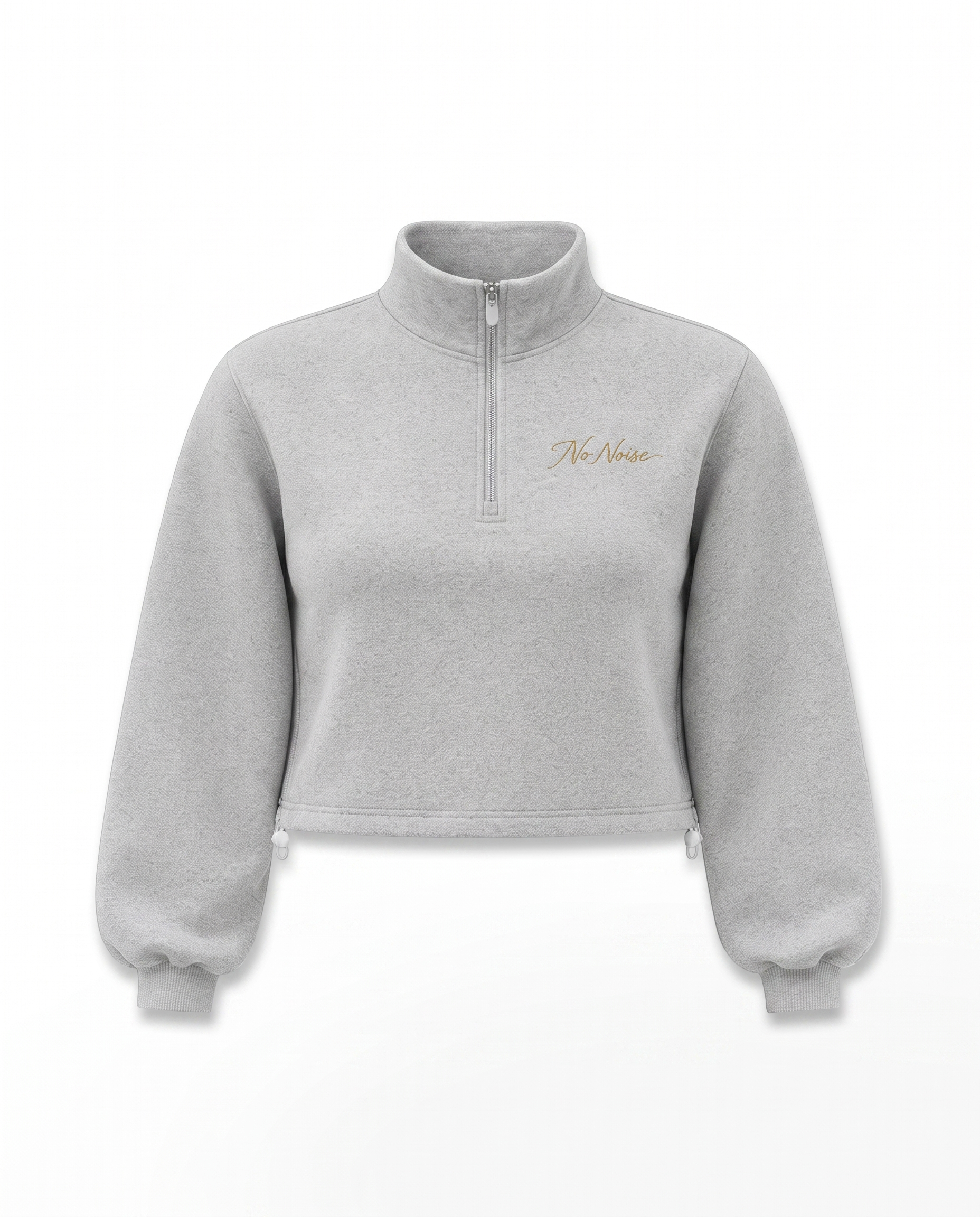 THE SIGNATURE HER — MOCK-NECK QUARTER-ZIP SWEATSHIRT — Detail 3