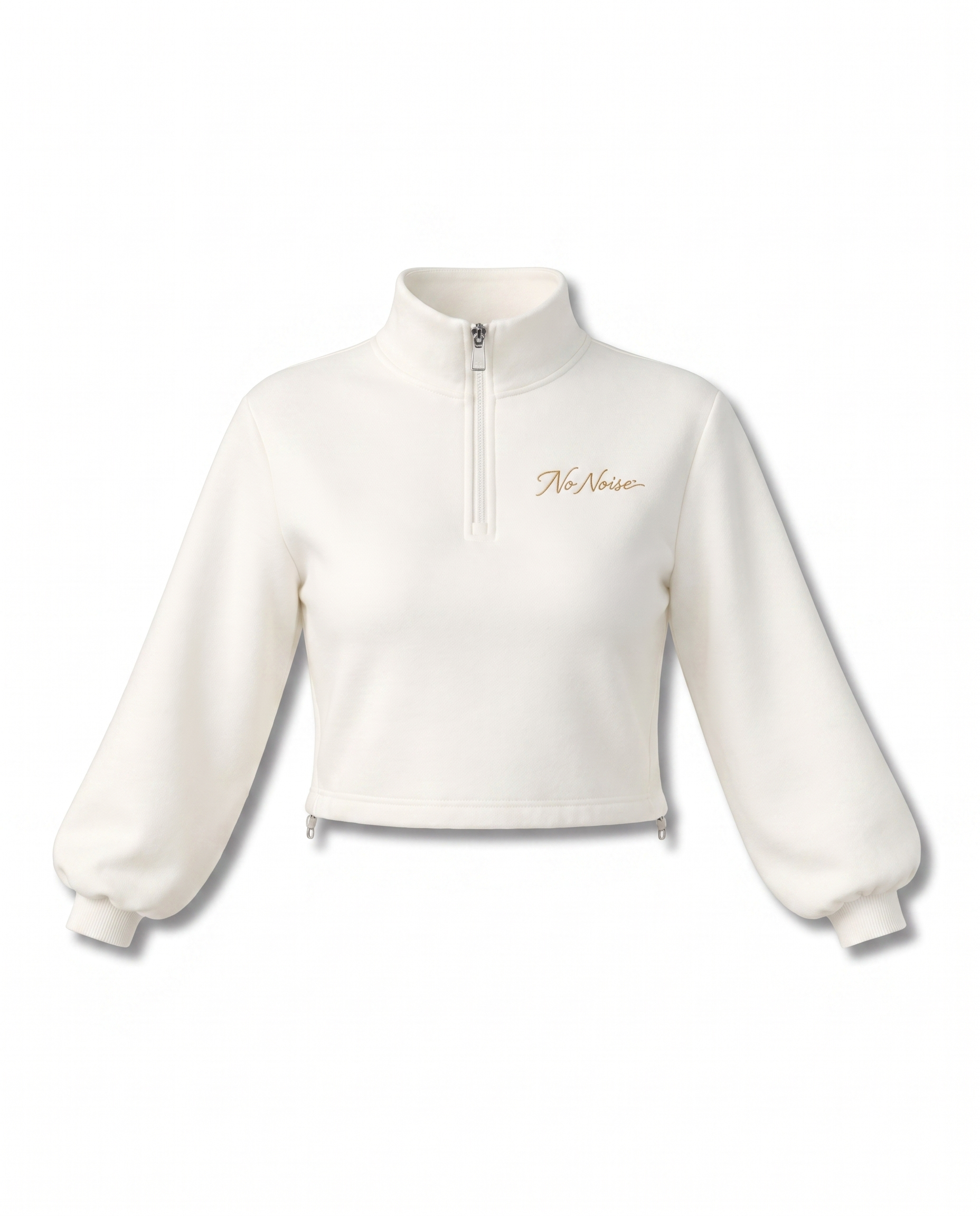 THE SIGNATURE HER — MOCK-NECK QUARTER-ZIP SWEATSHIRT — Detail 4