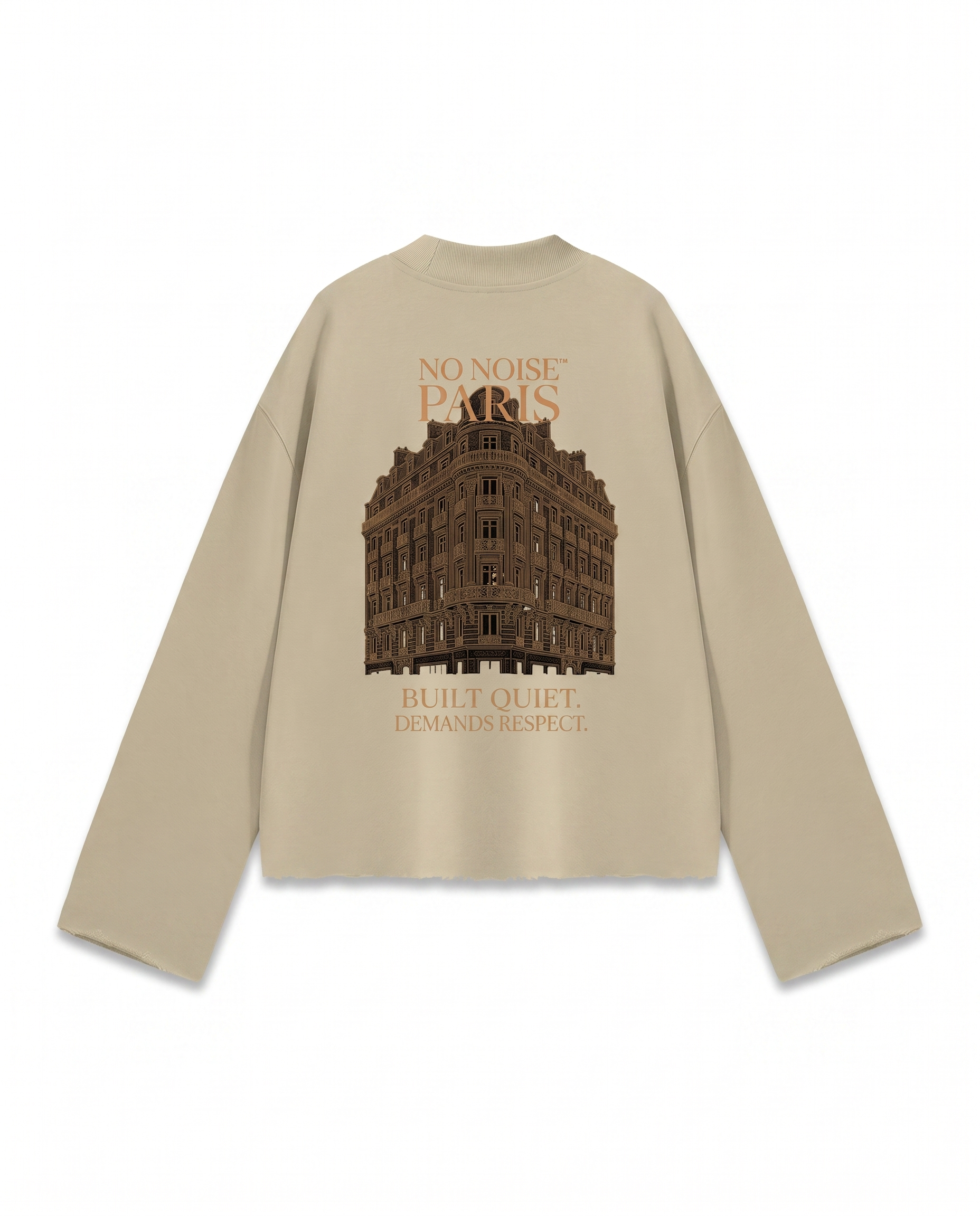 THE SIGNATURE CREW MOCK NECK — STONE — Alternate Front