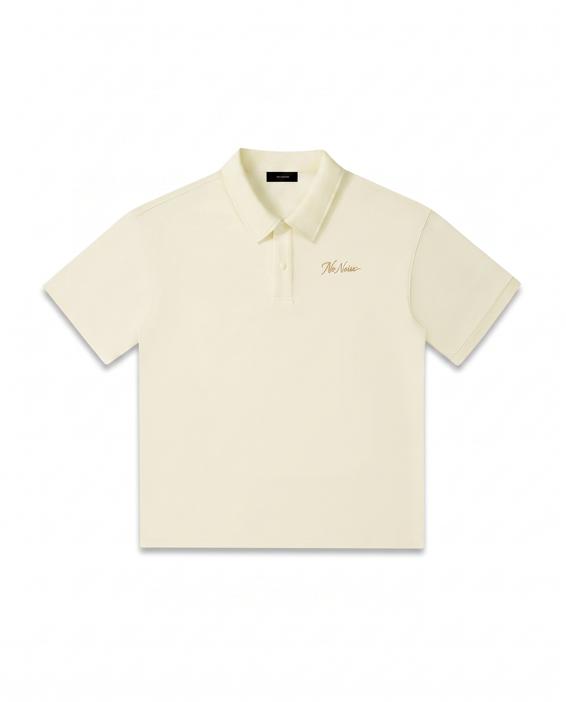 THE SIGNATURE DROP SHOULDER POLO — IVORY — Back