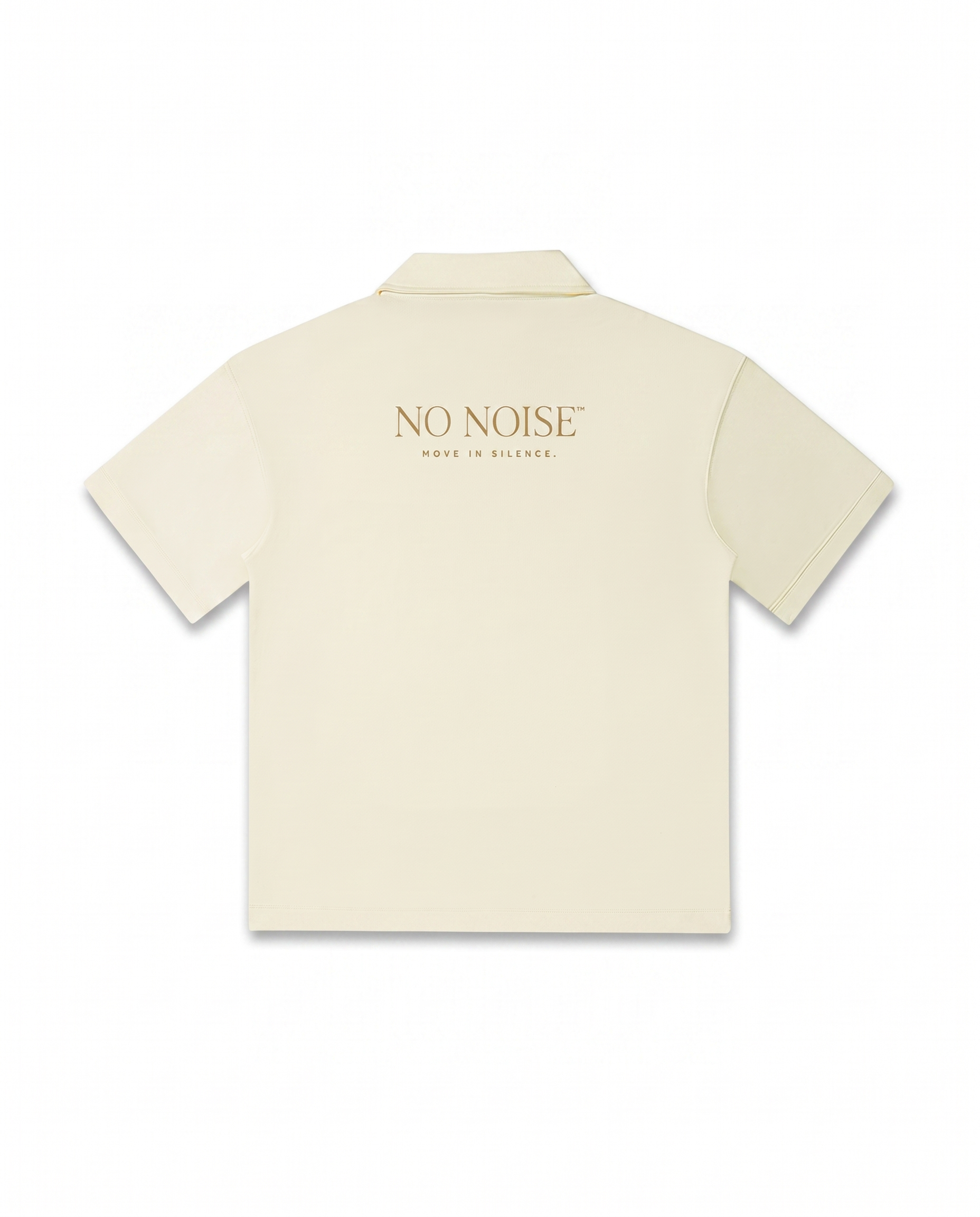 THE SIGNATURE DROP SHOULDER POLO — IVORY — Detail