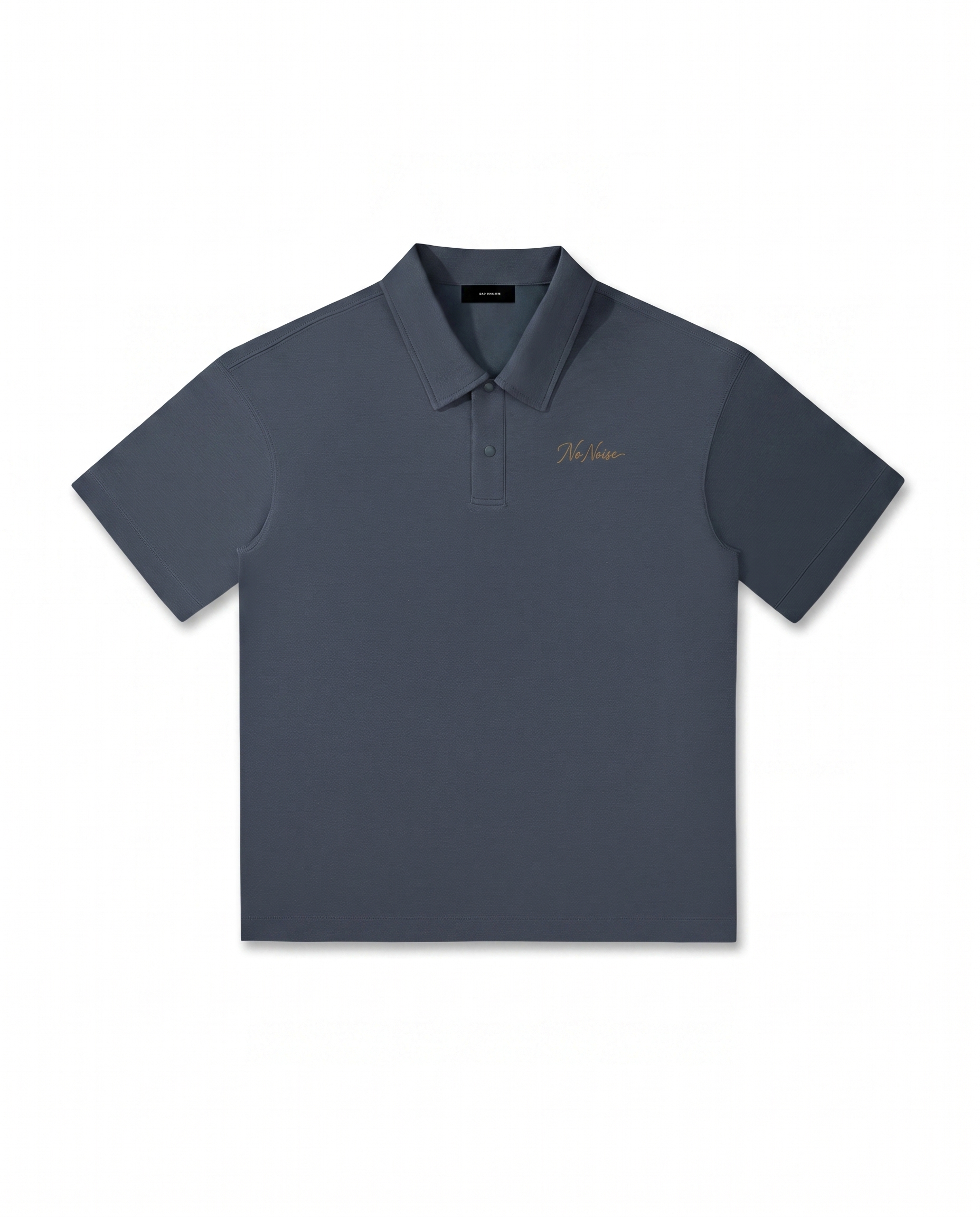 THE SIGNATURE DROP SHOULDER POLO — SLATE BLUE — Back