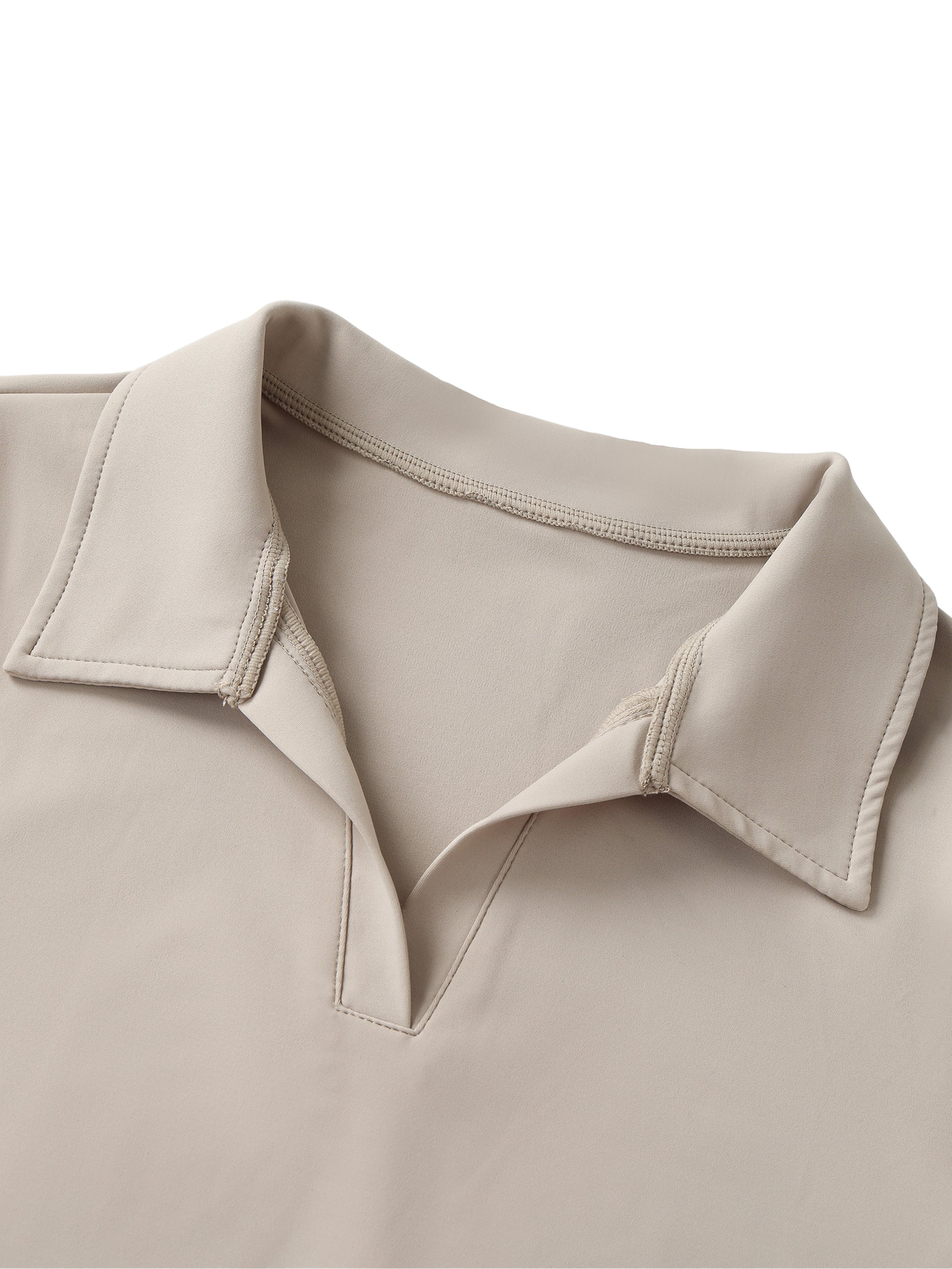 NO NOISE™ SILENT CODE CROPPED POLO