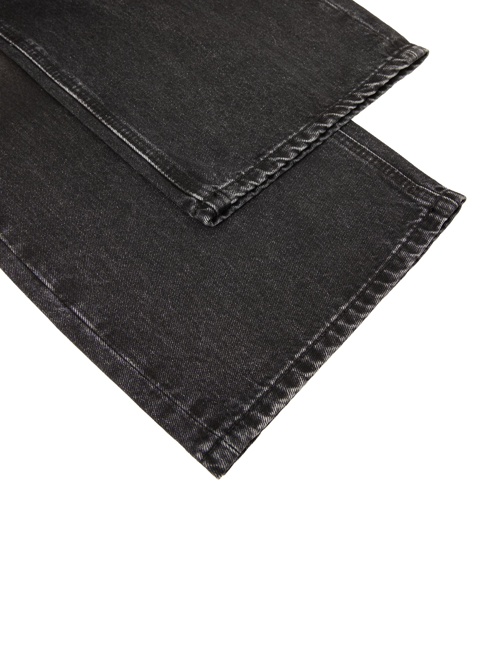 NO NOISE™ BUILT QUIET JEAN — BLACK WASH