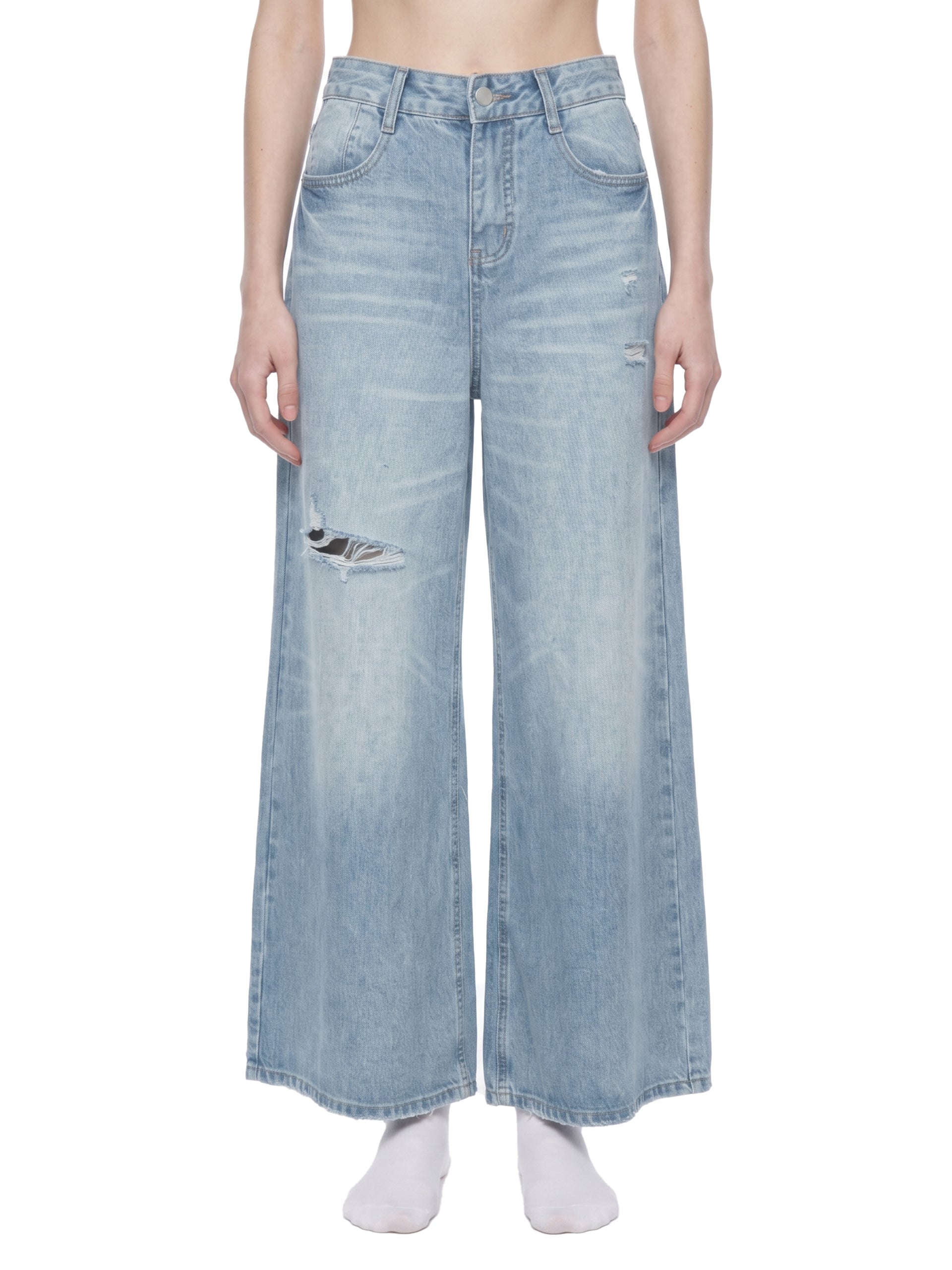 NO NOISE™ HER — FADED PRESENCE DENIM