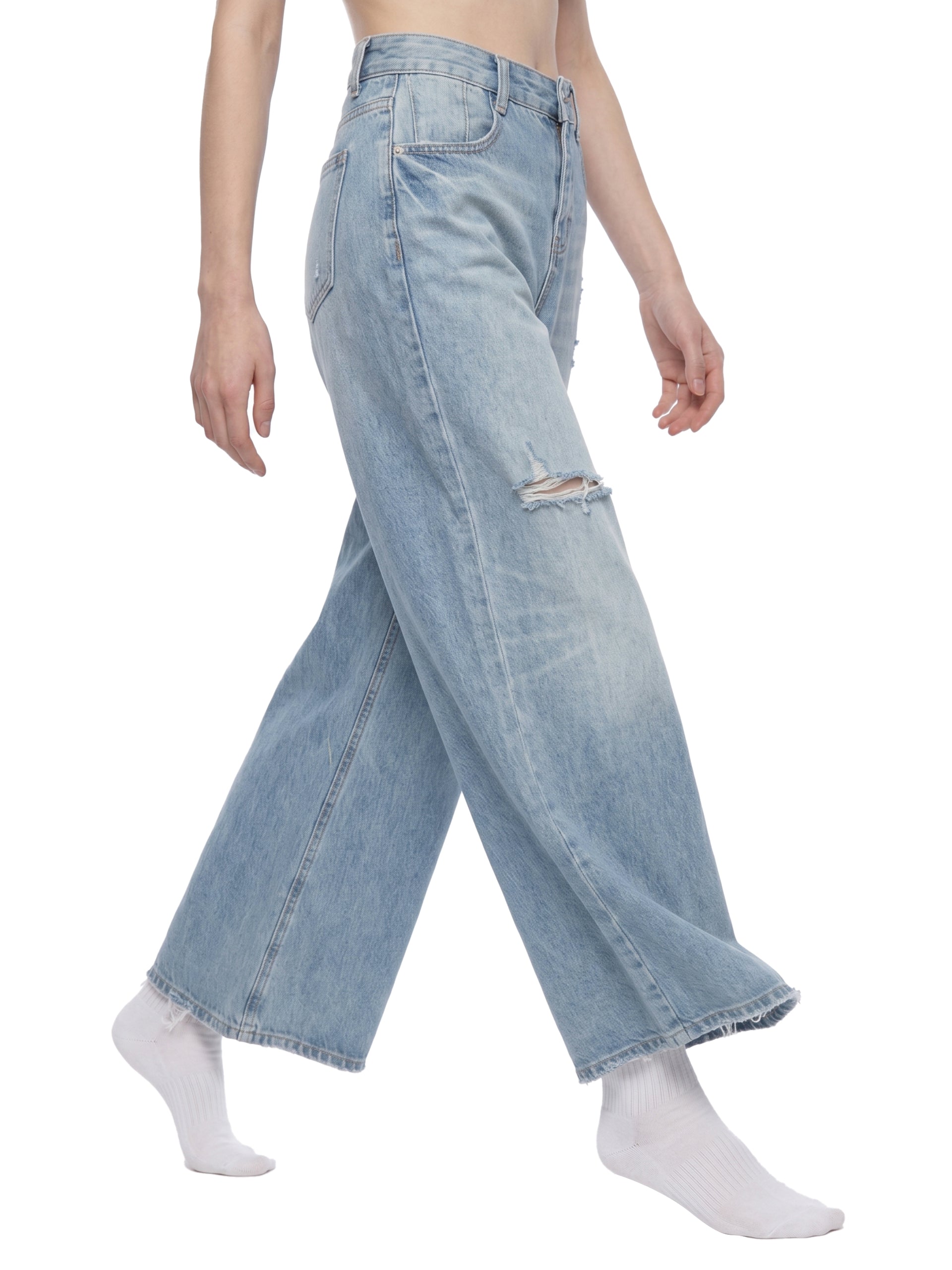 NO NOISE™ HER — FADED PRESENCE DENIM