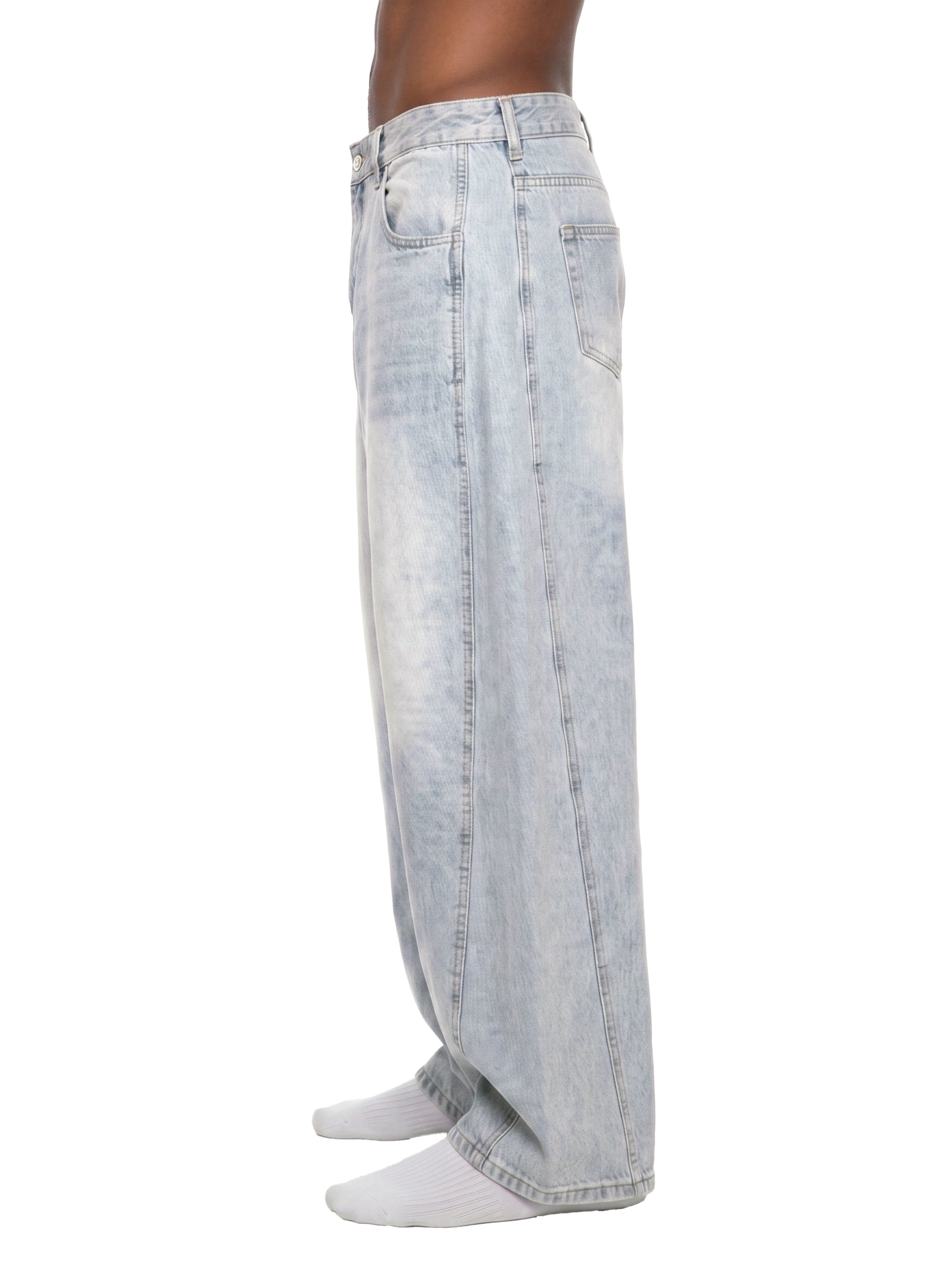 NO NOISE™ Discipline Research Barrel Denim