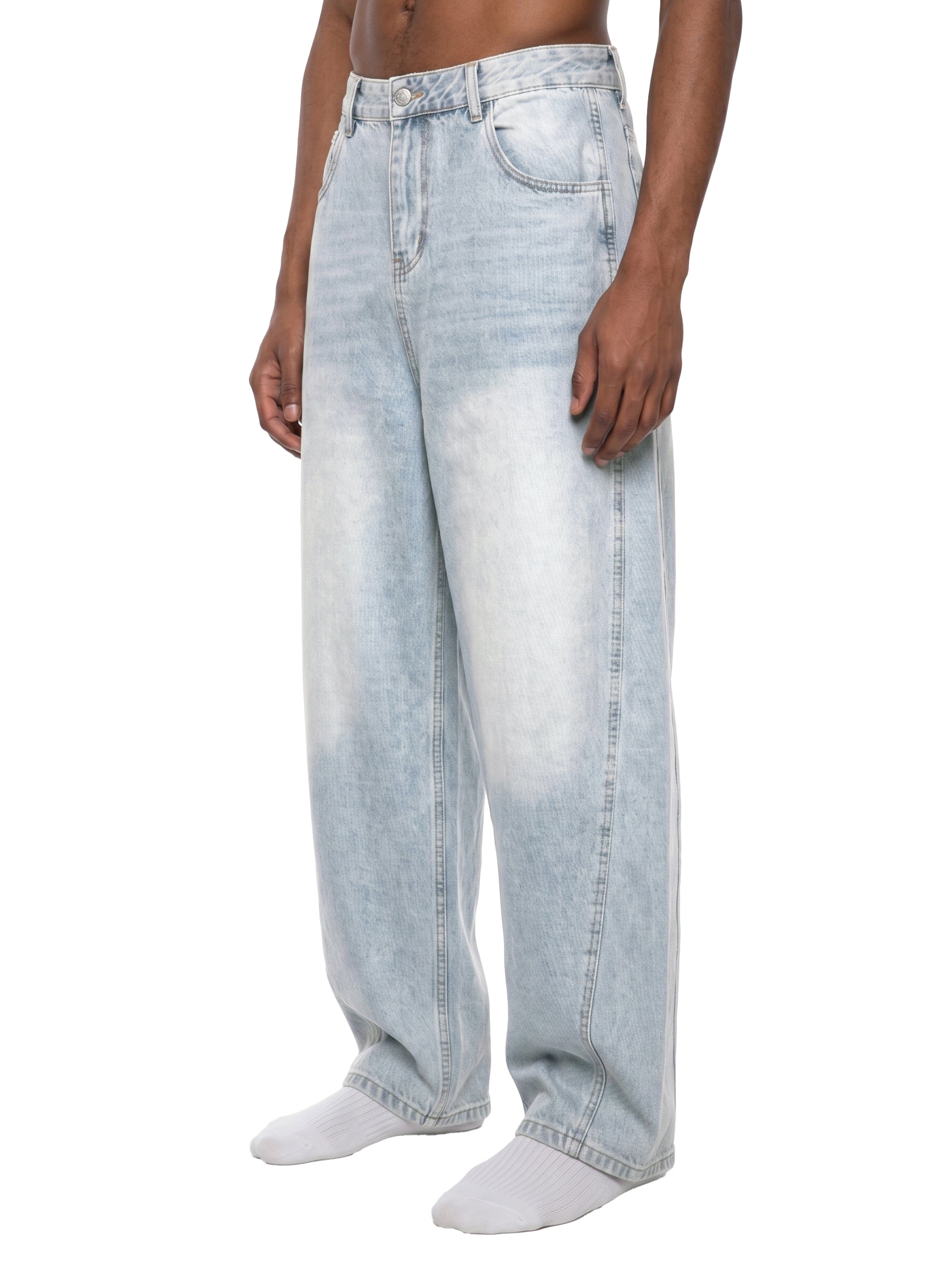NO NOISE™ Discipline Research Barrel Denim