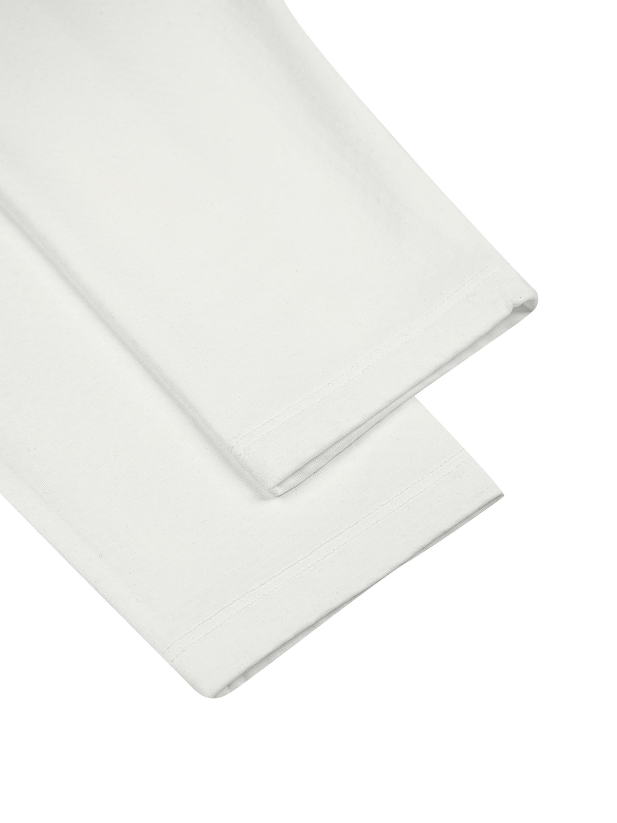 Supplier cuff detail in white for Movement Raglan Quarter-Zip — Black