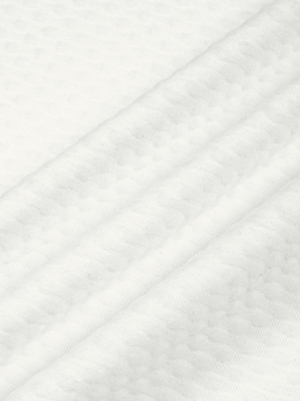 Supplier knit texture in white for Movement Raglan Quarter-Zip — Black