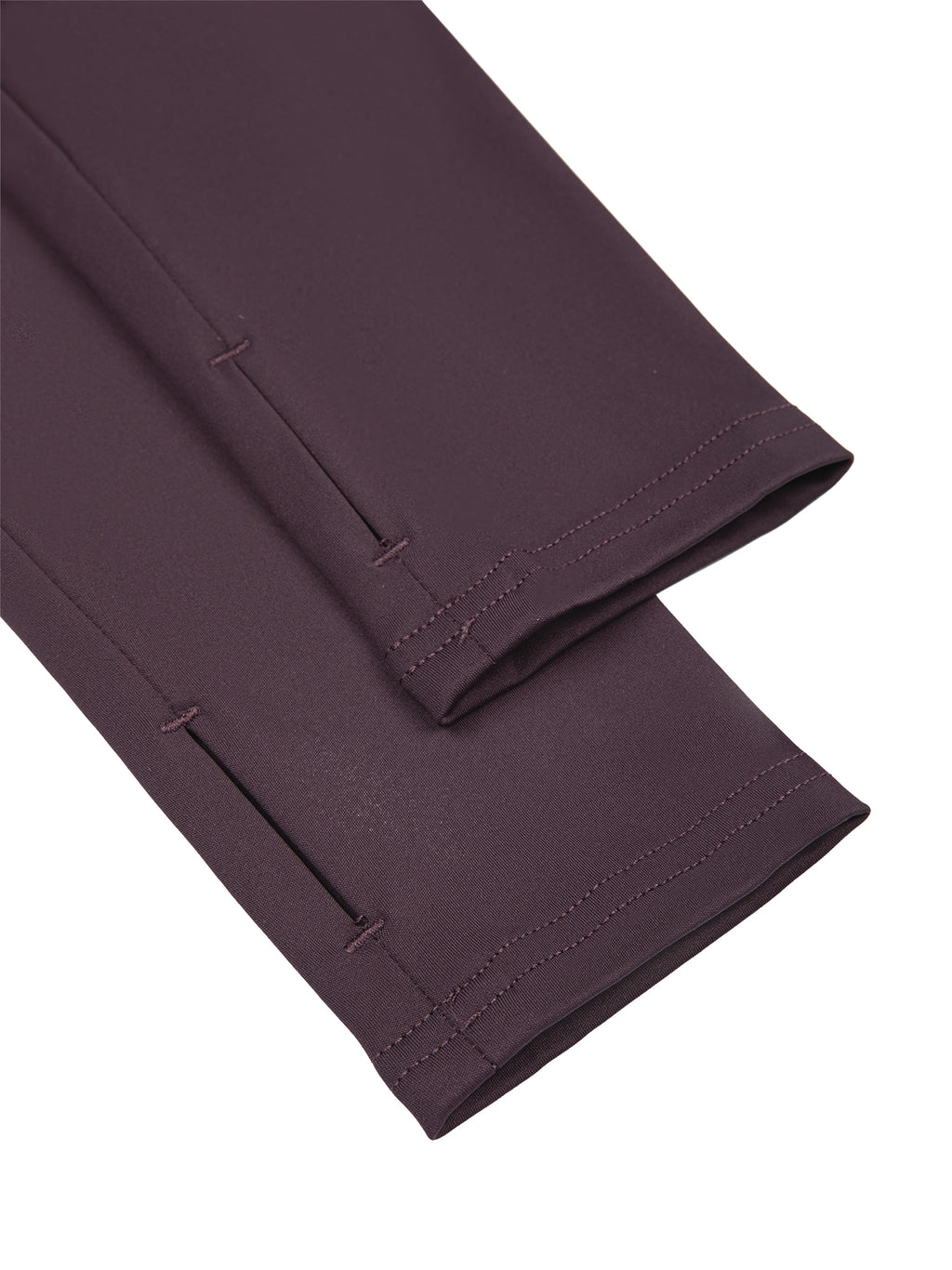 NO NOISE™ Plum jacket cuff detail