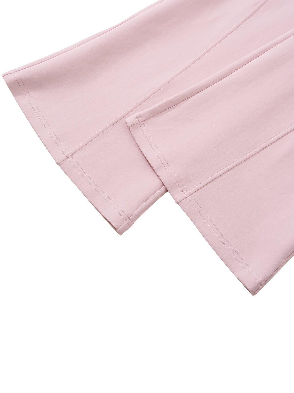 NO NOISE™ Light pink sweatpants flared-hem detail