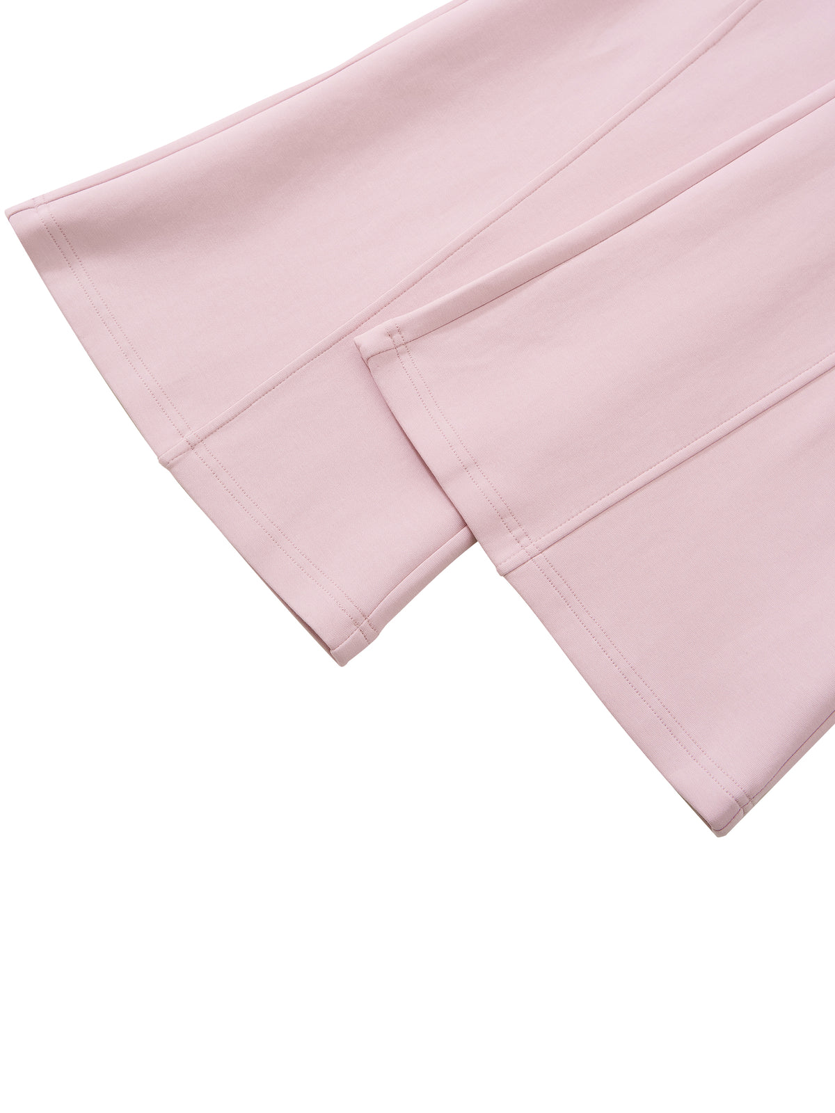 NO NOISE™ Light pink sweatpants flared-hem detail