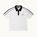 NO NOISE™ QUIET POWER POLO — product view on warm ivory.