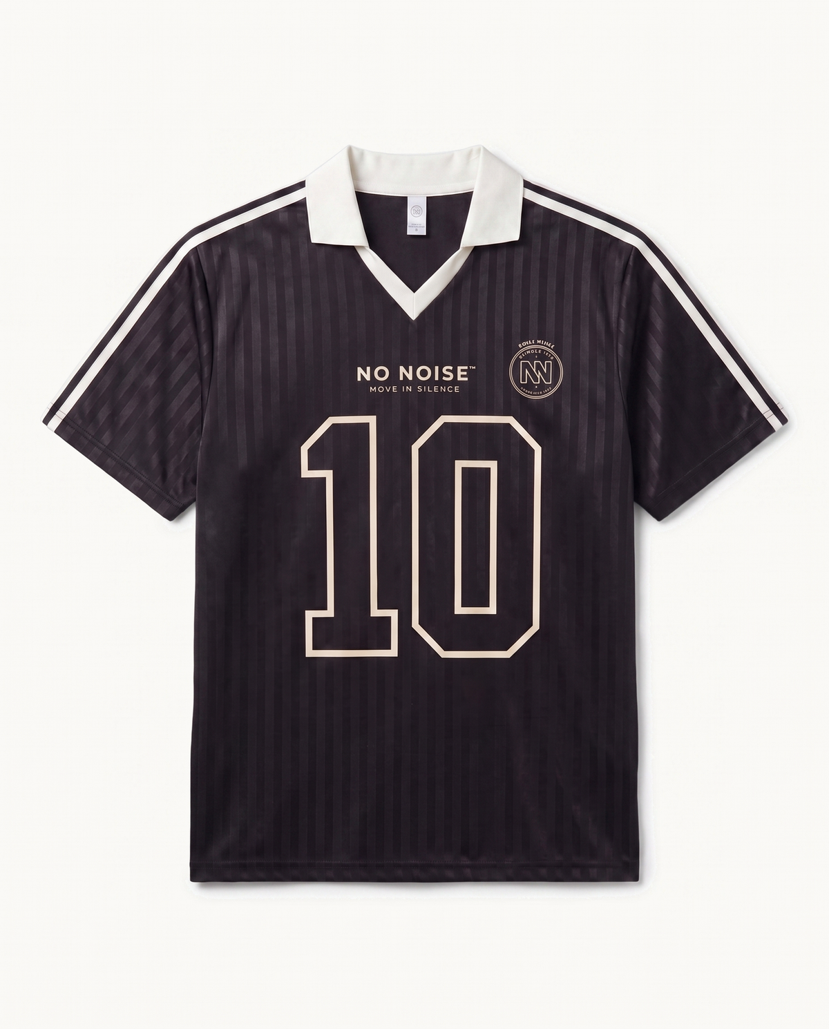 NO NOISE™ THE PLAYER JERSEY — product view on warm ivory.