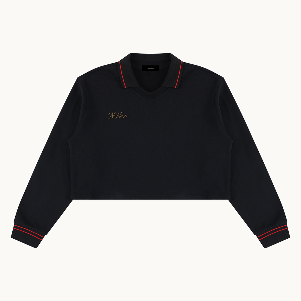 THE QUIET POLO — SHADOW — product view on warm ivory.