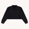 THE QUIET POLO — SHADOW — product view on warm ivory.