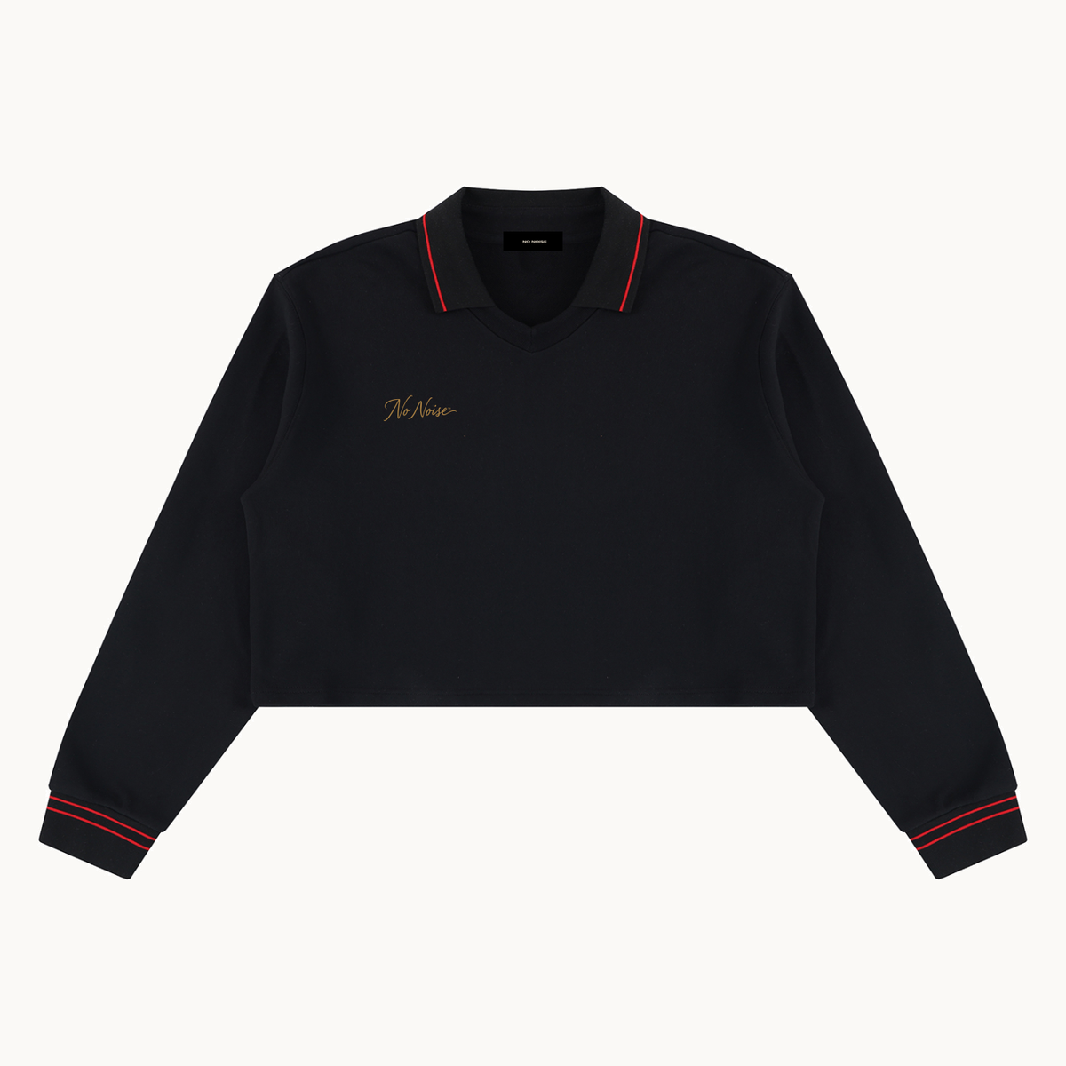 THE QUIET POLO — SHADOW — product view on warm ivory.