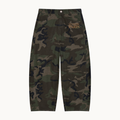 TERRAIN BARREL CAMO PANTS — product view on warm ivory.