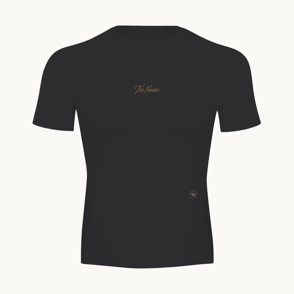 ESSENTIAL PERFORMANCE SHORT SLEEVE — product view on warm ivory.