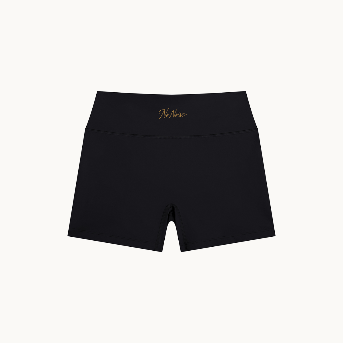 MOTION HIGH RISE SHORTS — product view on warm ivory.