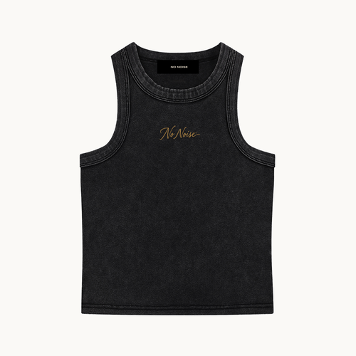 ESSENTIAL WASHED TANK — product view on warm ivory.
