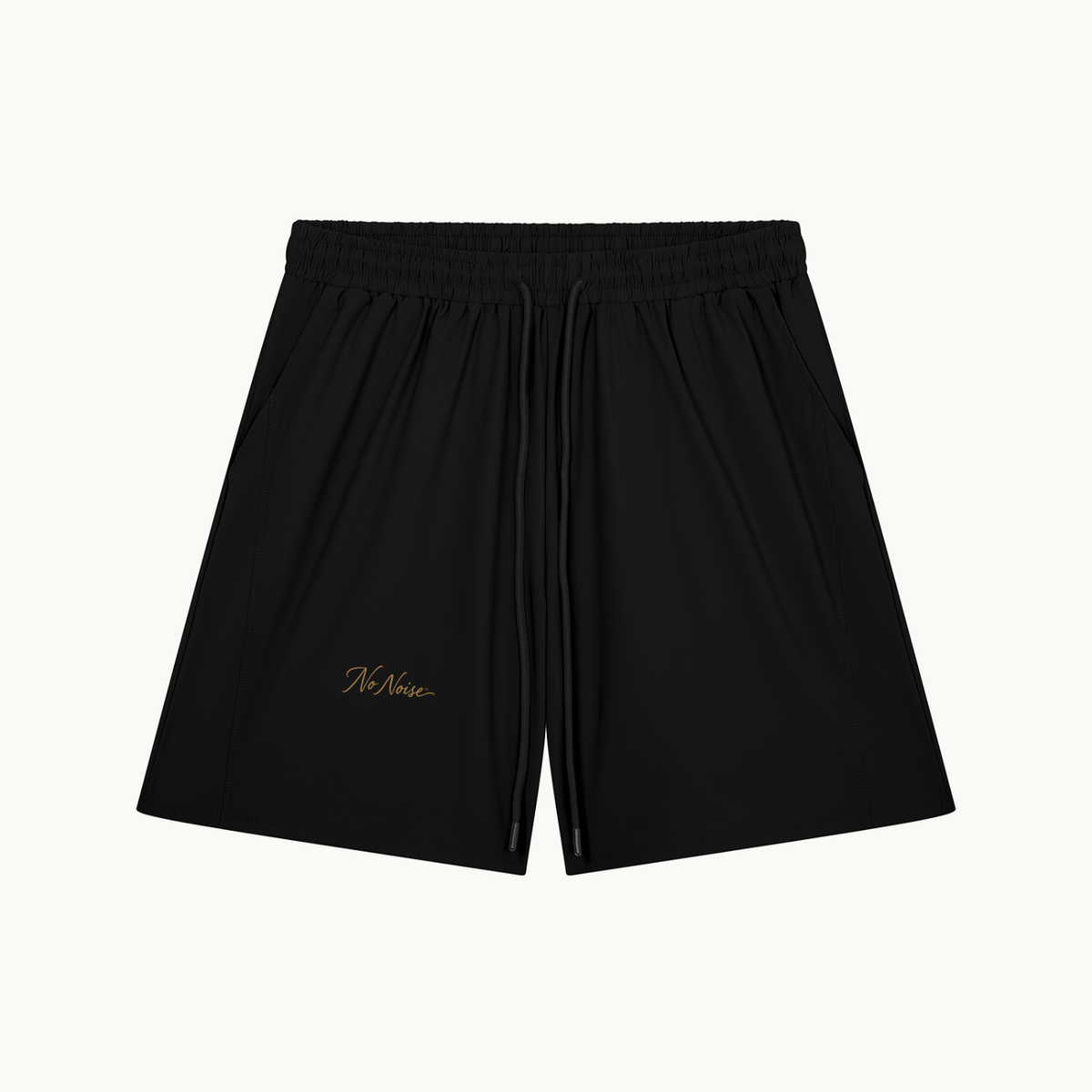 ESSENTIAL SHORT — product view on warm ivory.