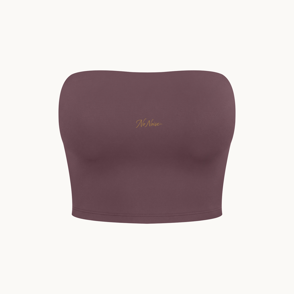 STUDIO TUBE TOP™ — PLUM — product view on warm ivory.