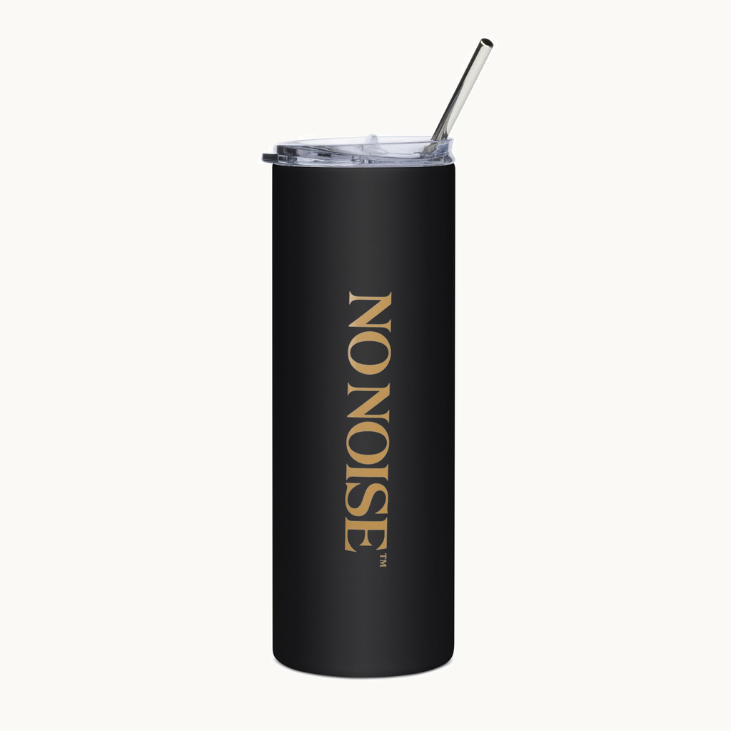 NO NOISE™ SILENT TUMBLER — product view on warm ivory.