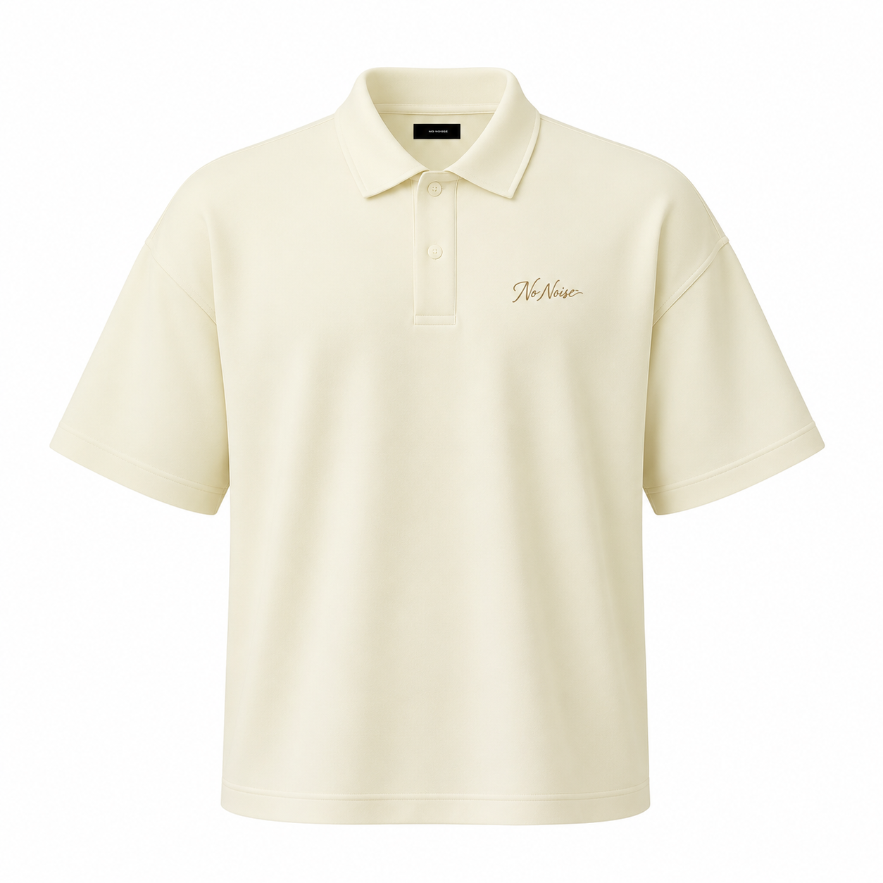 The Signature Drop Shoulder Polo - Ivory